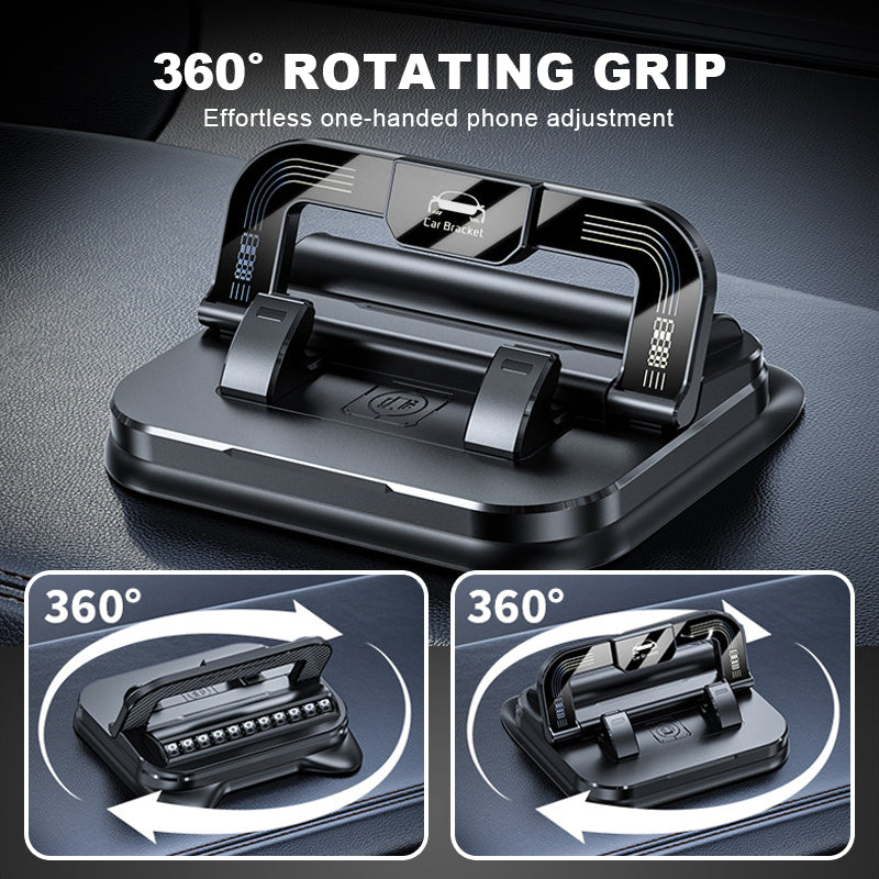 🔥360° Roterbar Hopfällbar Mobilhållare