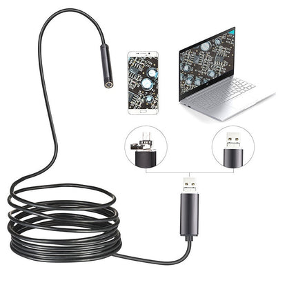 🔥3-i-1 vattentät USB-endoskopkamera med LED