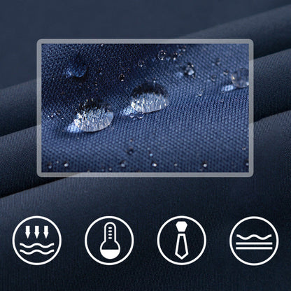 🔥Vindtät jacka med dragkedja och slag för män