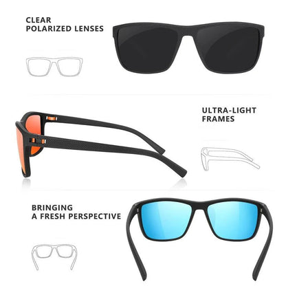 🕶️ 50% RABATT! 😎 Unisex Polariserande Solglasögon – UV400 Skydd, Klar Sikt & Perfekt För Bil & Utomhusbruk 🌞