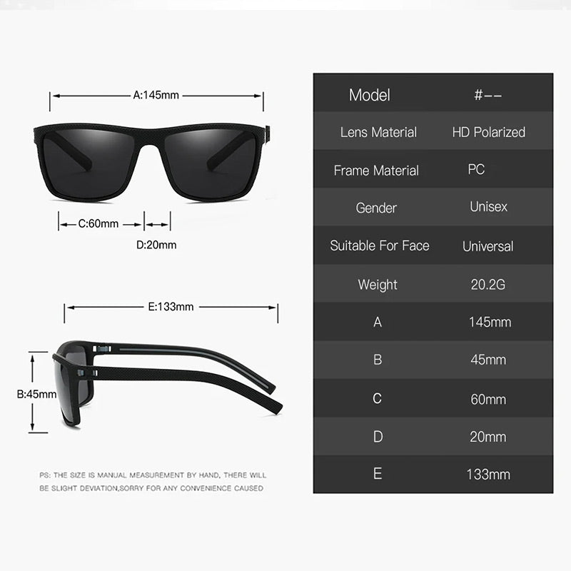 🕶️ 50% RABATT! 😎 Unisex Polariserande Solglasögon – UV400 Skydd, Klar Sikt & Perfekt För Bil & Utomhusbruk 🌞