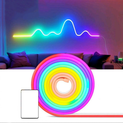 🎄🌟50% RABATT 🌈Smarta, fjärrstyrda och flexibla RGB LED-ljusslingor med musikkontroll🎵