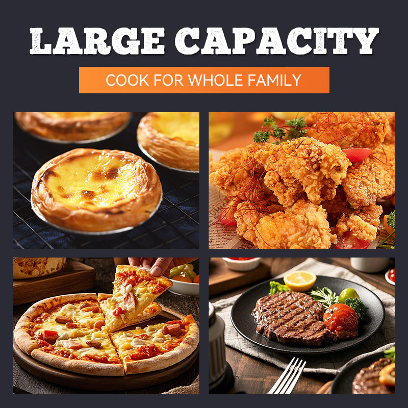 🔥2025 HET REA🍳🍗Multifunktionell visuell airfryer med pekskärm