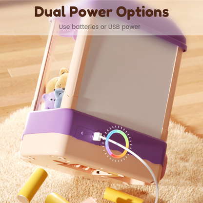 📢📢50 % rabatt!!! 🎅 Söt djurklämmaskin för barn 🎉 Innehåller mjuka leksaker och leksaker i kapslar🧸