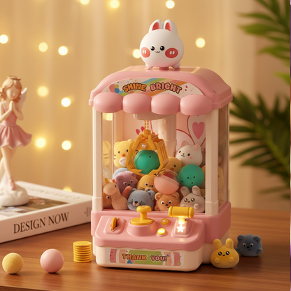 📢📢50 % rabatt!!! 🎅 Söt djurklämmaskin för barn 🎉 Innehåller mjuka leksaker och leksaker i kapslar🧸