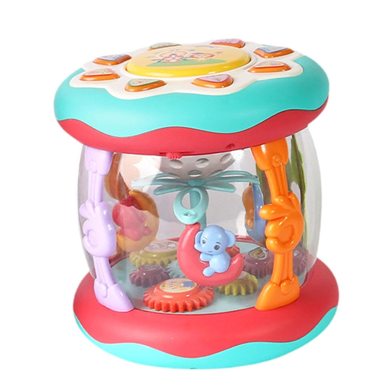 🌊 50% RABATT! 🎵 Roterande Ljusmusikleksak med Havsprojection för Baby – Lugnande Ljus, Mäktiga Ljud & Perfekt För Bebis Sömn & Lek 🧸
