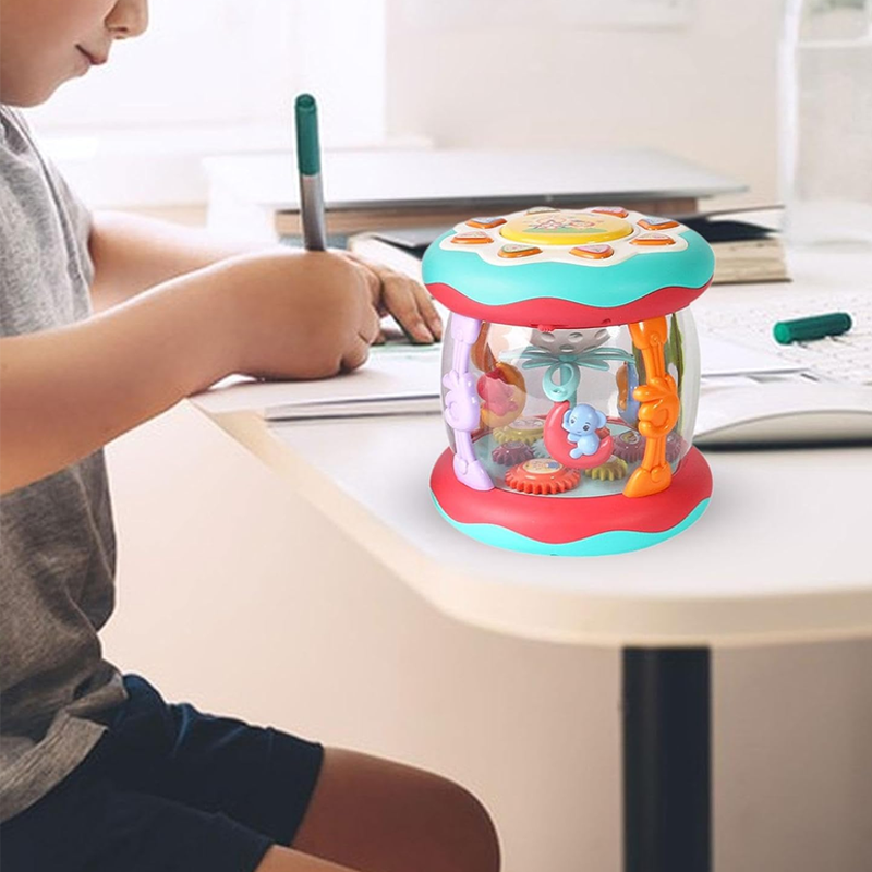 🌊 50% RABATT! 🎵 Roterande Ljusmusikleksak med Havsprojection för Baby – Lugnande Ljus, Mäktiga Ljud & Perfekt För Bebis Sömn & Lek 🧸