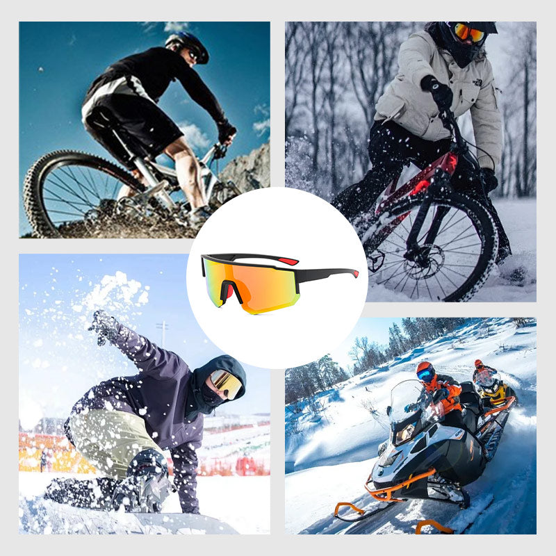 ⏳ Begränsad tid 50% rabatt 🔥 Polariserade UV400-cykelsolglasögon för män och kvinno