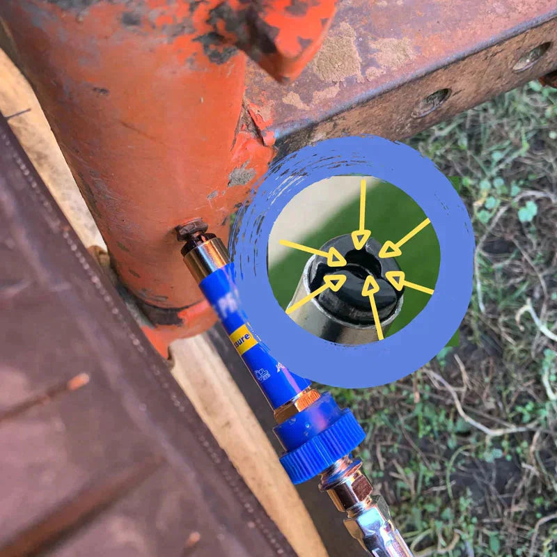 Högtryckssmörjningspistolkoppling