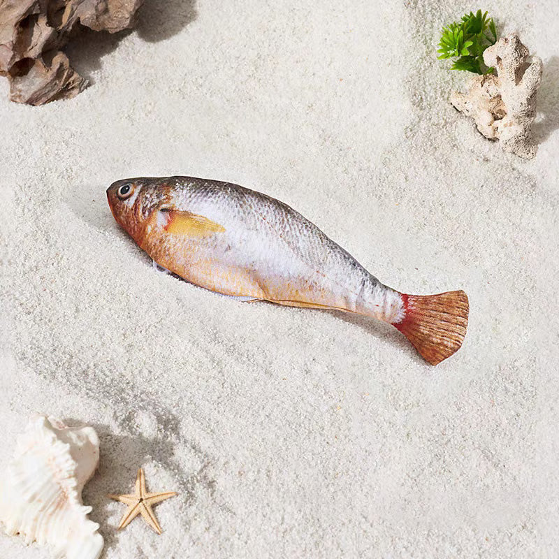 🔥Realistisk hoppande fiskleksak för katter