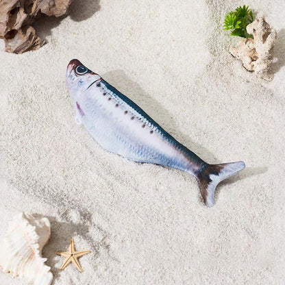 🔥Realistisk hoppande fiskleksak för katter