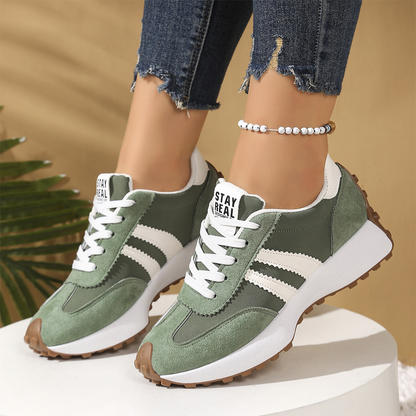 👟💥 63% RABATT! | Låga Casualskor för Damer – 4cm Plattform, Retrodesign & Halksäker!