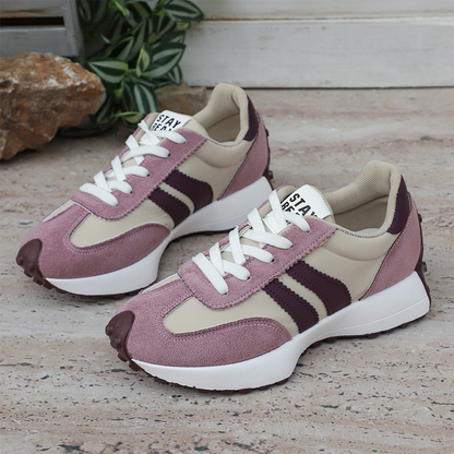 👟💥 63% RABATT! | Låga Casualskor för Damer – 4cm Plattform, Retrodesign & Halksäker!
