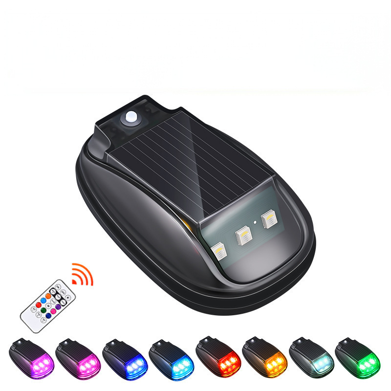 🚗 50% RABATT! ☀️ Solcellslampa för Biltak – Vattentät IP65, Fjärrkontroll & Autonom Drift 🌙