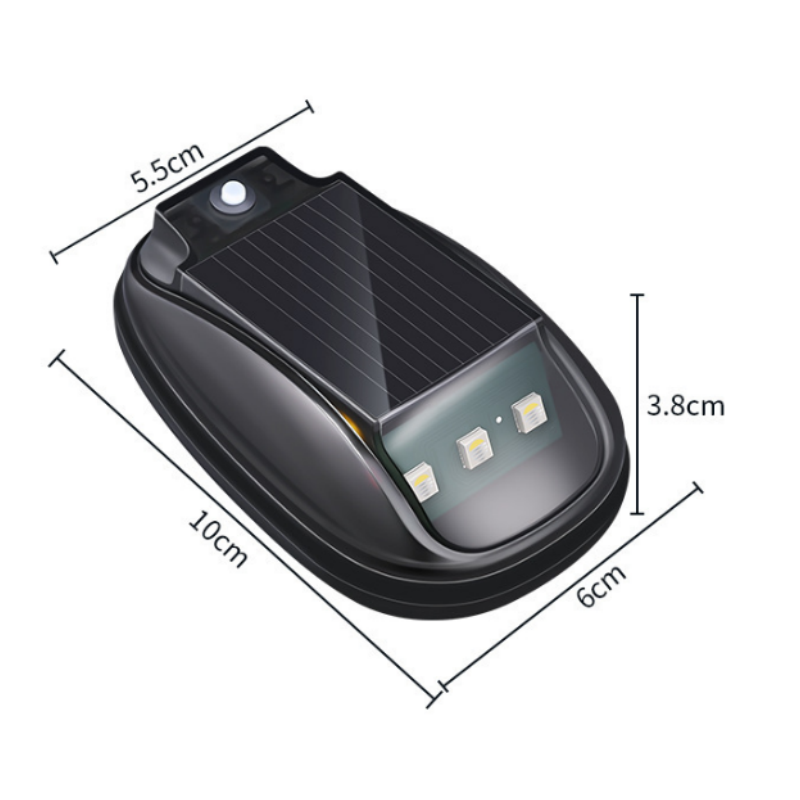 🚗 50% RABATT! ☀️ Solcellslampa för Biltak – Vattentät IP65, Fjärrkontroll & Autonom Drift 🌙