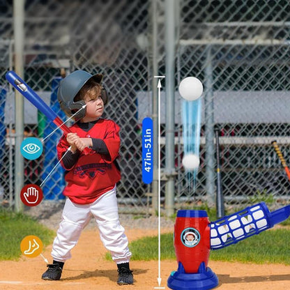 ⚾ 50% RABATT! 🎯 Automatisk Basebollkastare för Barn – Justerbar Kastningshastighet, Perfekt För Hemmaträning & Utveckling Av Slagfärdighet 🏠