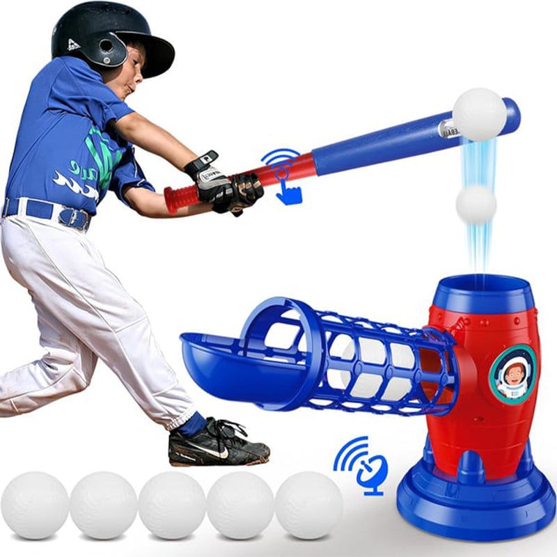 ⚾ 50% RABATT! 🎯 Automatisk Basebollkastare för Barn – Justerbar Kastningshastighet, Perfekt För Hemmaträning & Utveckling Av Slagfärdighet 🏠