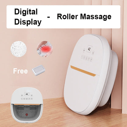 [🔥Tankeväckande present] Fällbar fotbadbalja för hemmabruk