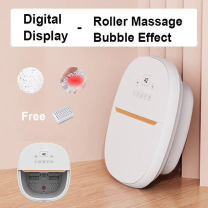 [🔥Tankeväckande present] Fällbar fotbadbalja för hemmabruk