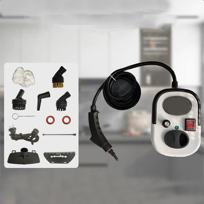 Multifunktionshandhållen städa med ånga för hemmet