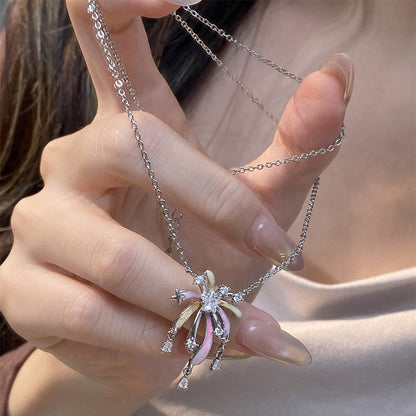 Romantiska flerfärgade zirkonia-fyrverkerismycken