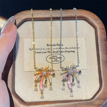 Romantiska flerfärgade zirkonia-fyrverkerismycken