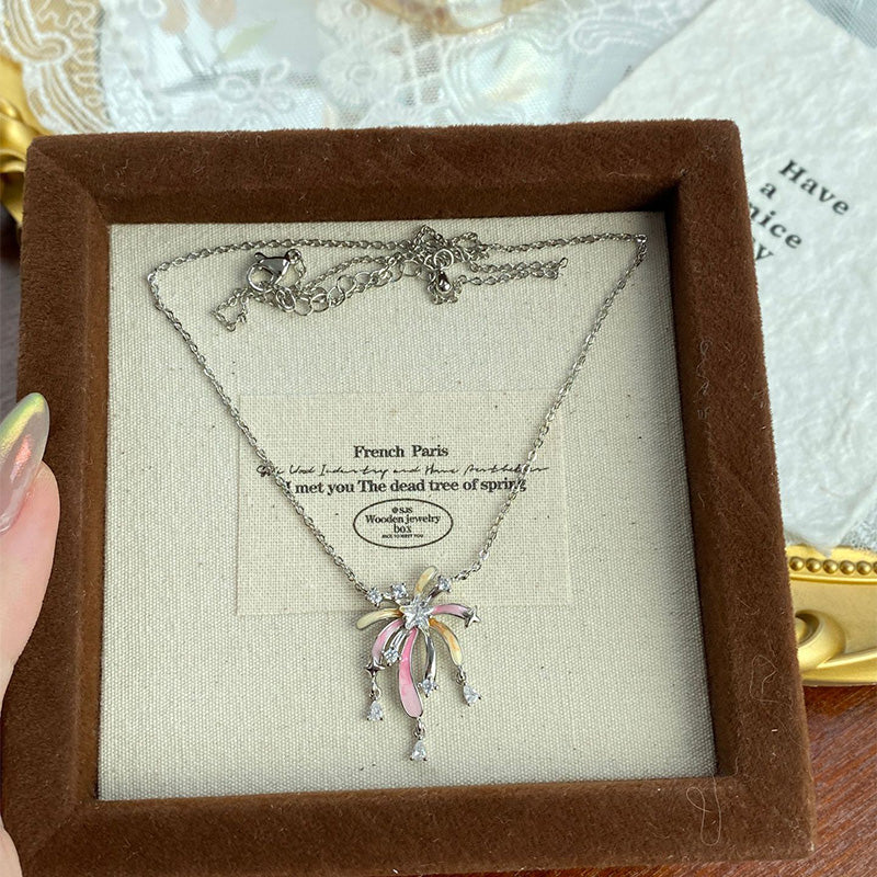 Romantiska flerfärgade zirkonia-fyrverkerismycken