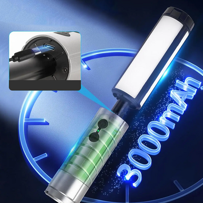 Bärbar hopfällbara LED-campinglampa