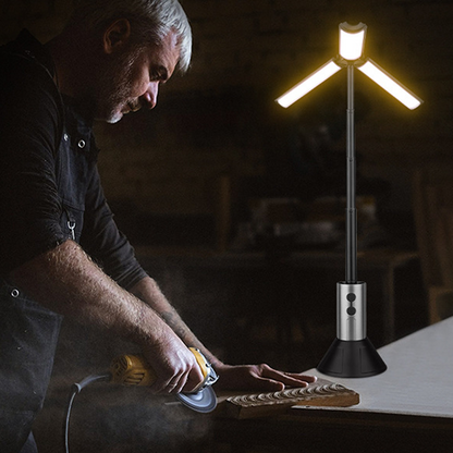 Bärbar hopfällbara LED-campinglampa