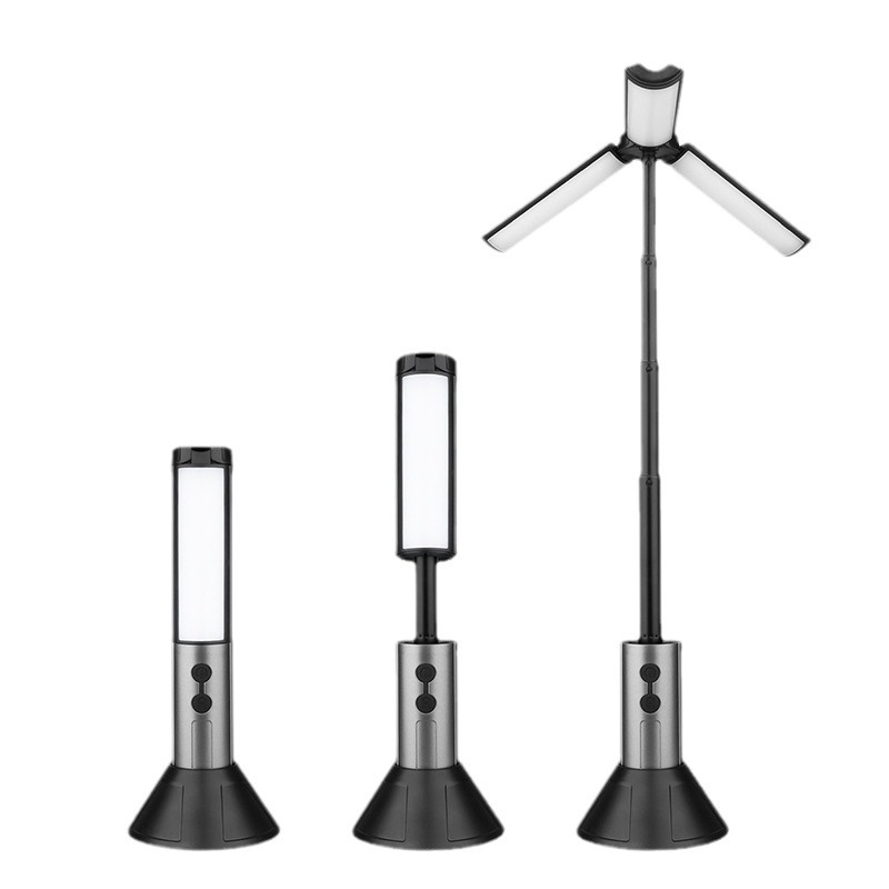 Bärbar hopfällbara LED-campinglampa