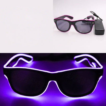 🔥LED-ljusglasögon för fest