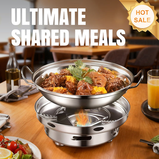 🎉Juleerbjudanden🔥Vindtät spritkök med kastrull