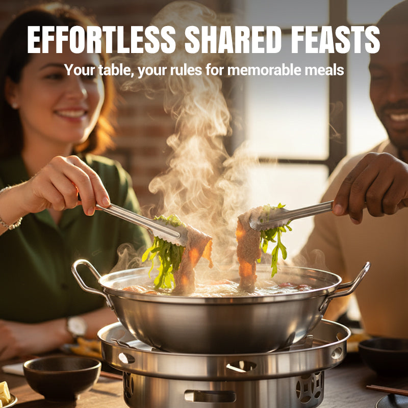 🎉Juleerbjudanden🔥Vindtät spritkök med kastrull