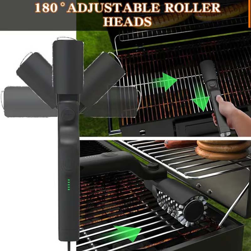 🔥Sladdlös elektrisk grillborste