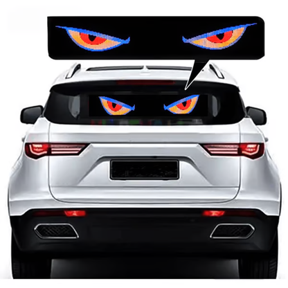🌈 50% RABATT! 🚗 Färgglad Ögonlampa för Bilfönster – RGB-färger, Fjärrkontroll & USB-driven för Stämningsbelysning ✨
