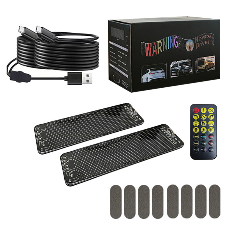 🌈 50% RABATT! 🚗 Färgglad Ögonlampa för Bilfönster – RGB-färger, Fjärrkontroll & USB-driven för Stämningsbelysning ✨