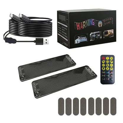 🌈 50% RABATT! 🚗 Färgglad Ögonlampa för Bilfönster – RGB-färger, Fjärrkontroll & USB-driven för Stämningsbelysning ✨