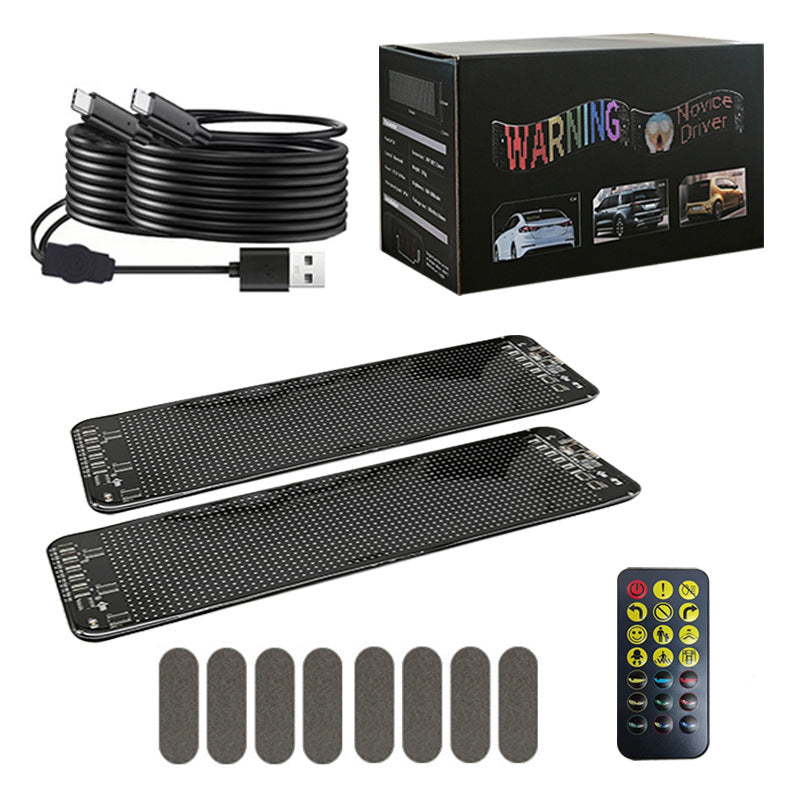 🌈 50% RABATT! 🚗 Färgglad Ögonlampa för Bilfönster – RGB-färger, Fjärrkontroll & USB-driven för Stämningsbelysning ✨