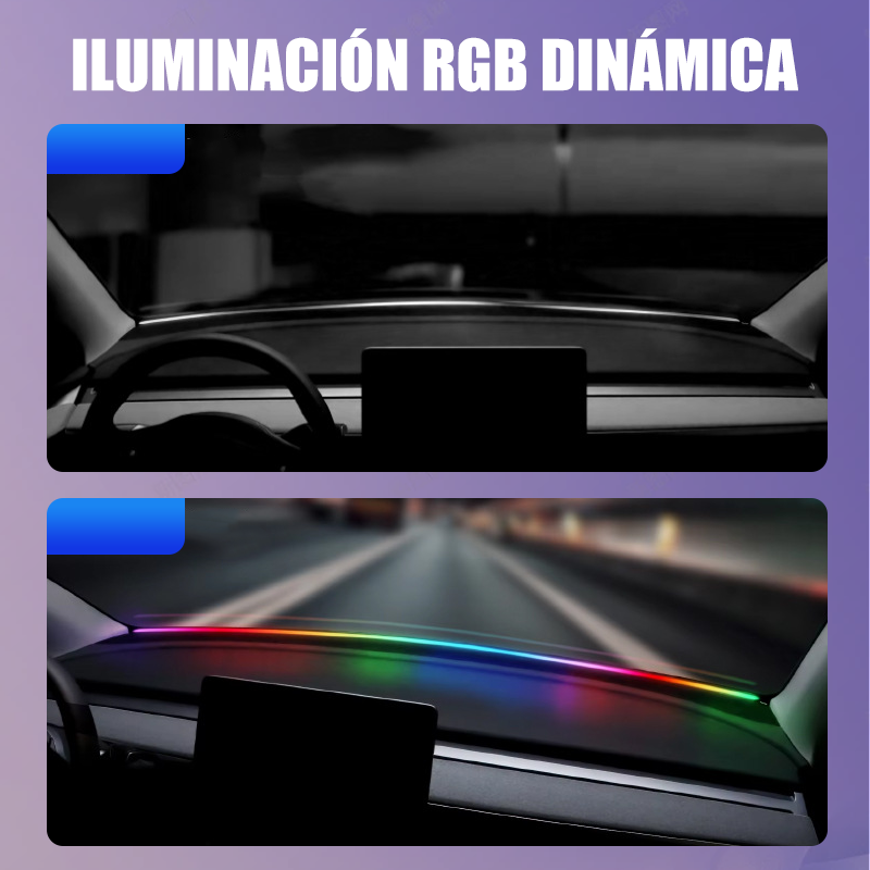RGB-LED-ljusslinga för bilinstrumentpaneler