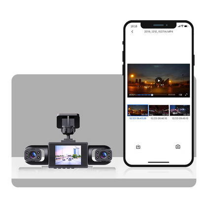 🔥Specialerbjudanden – Bilkamera med 4 objektiv och 360°-vy🚛