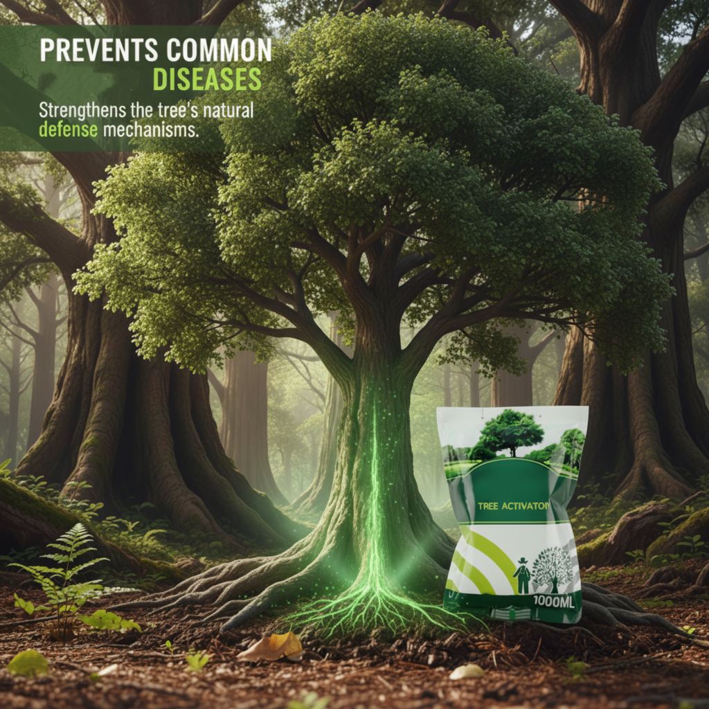 Träddropp näringslösning för växtåterhämtning