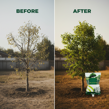 Träddropp näringslösning för växtåterhämtning