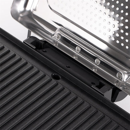 2200W rökfri inomhusgrill med nonstickplatta