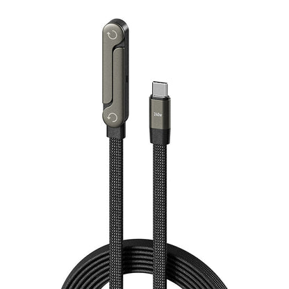 ⚡240W snabbladdningskabel med justerbar telefonshållare🔋