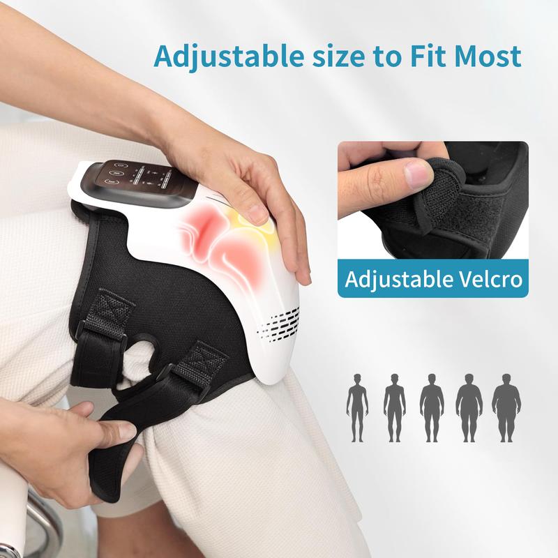 Komfortabel elektrisk knämassagerare Uppladdningsbar knämassagemaskin