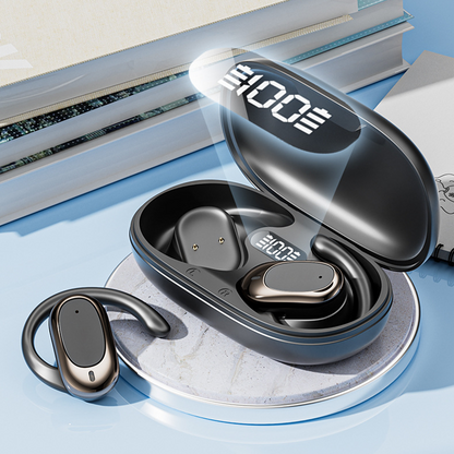 🔥Mega sommarrea🔥Vattentäta hörlurar med öppet öra och AI-översättning