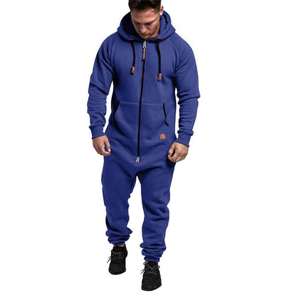 🎁2026 Nyheter 49 % RABATT💥Huvtröja i fleece, enfärgad jumpsuit