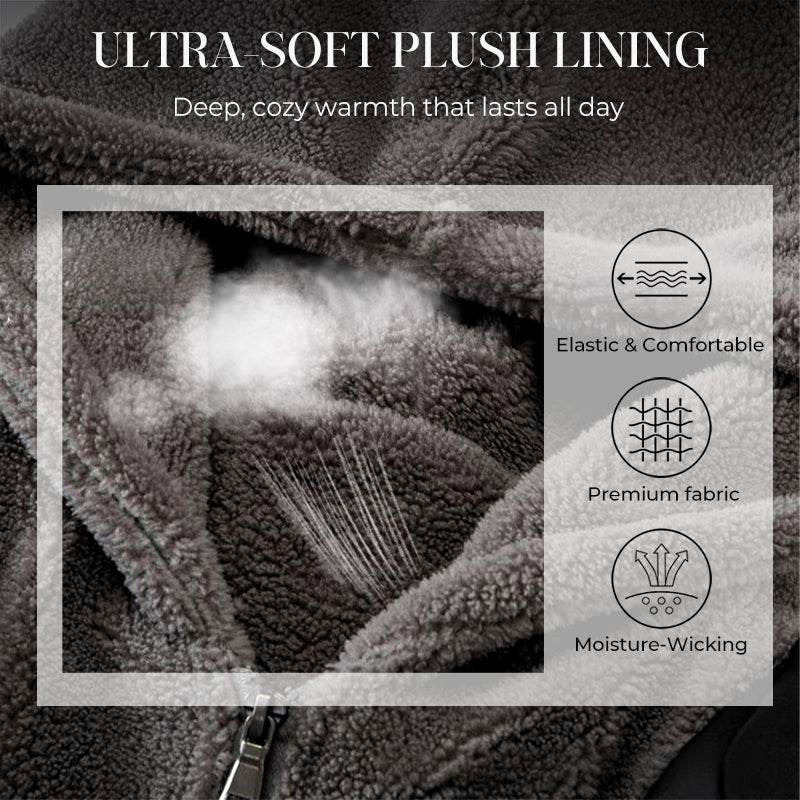 59 % rabatt🔥Herrkappa med köldtålig, vindtät och termofodrad huva