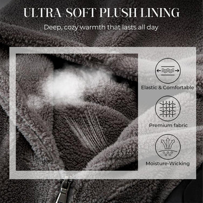 59 % rabatt🔥Herrkappa med köldtålig, vindtät och termofodrad huva