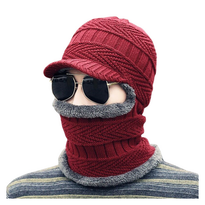 3-i-1 vinterbalaklava med termisk huva och visir